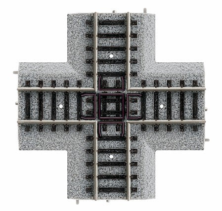 Lionel 8768090 HO Scale Code 83 Roadbed Track - MagneLock -- 90 Degree Crossing