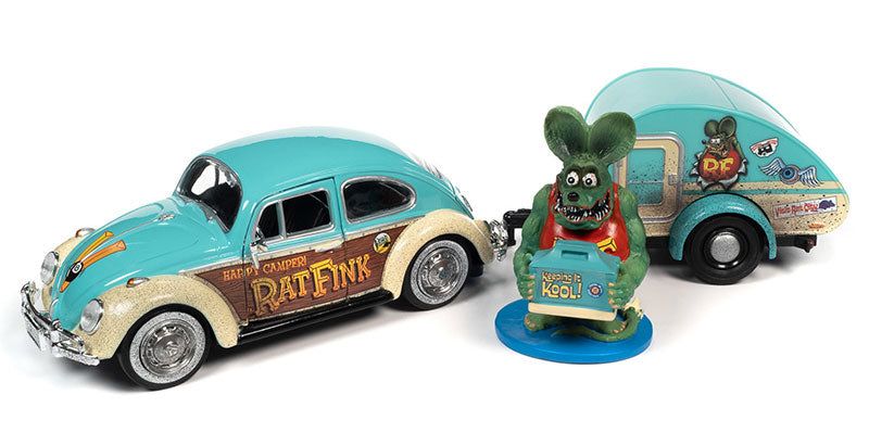 Auto World 24017 1/24 Scale Rat Fink -1966 Volkswagen Beetle