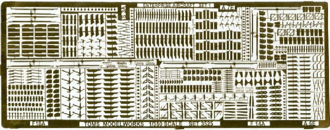Toms Model Works 3525 1/350 USS Enterprise Aircraft Detail Set #1 (D)