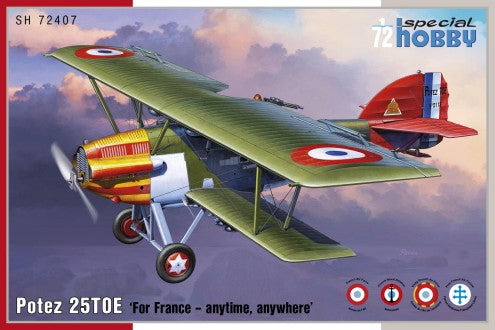 Special Hobby 72407 1/72 Potez 25TOE French Biplane Fighter