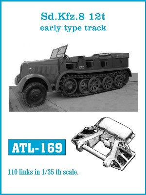 Friulmodel 169 1/35 SdKfz 8 12t Early Track Set (110 Links)