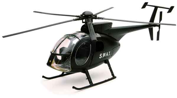 New-Ray 26133 1/32 Scale S.W.A.T. - AgustaWestland NH-500 Helicopter Made of diecast