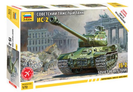 Zvezda 5011 1/72 Soviet IS2 Heavy Tank (Snap)
