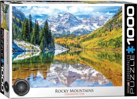 Eurographics 65472 Rocky Mountains, Colorado USA Puzzle (1000pc)