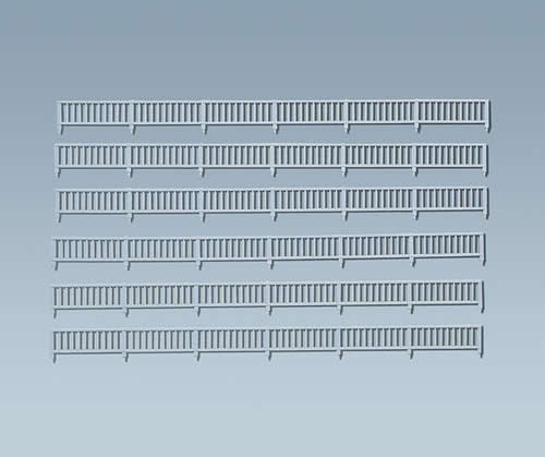 Faller 272401 N Scale Fencing, Era III -- Total Length: 32-1/8" 81.6cm