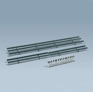 Faller 272452 N Scale Crash Barriers & 40 Marker Posts