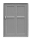 Tichy Trains 8108 HO 4-Panel Utility Door 36"w x 60"h (6) (D)