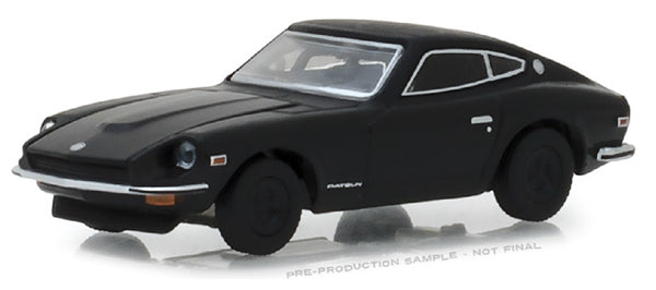 Greenlight 27960-C 1/64 Scale 1971 Datsun 240Z Black Bandit Series 20 Special