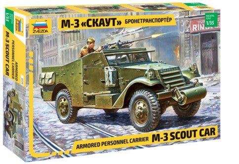 Zvezda 3519 1/35 M3 Armored Personnel Scout Car
