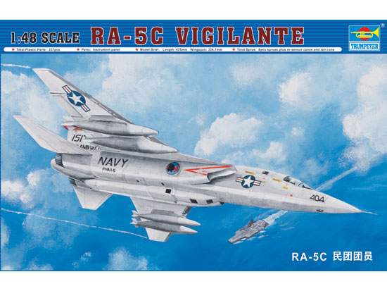 Trumpeter 2809 1/48 RA5C Vigilante Aircraft