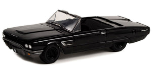 Greenlight 28110-B 1/64 Scale 1965 Ford Thunderbird Convertible Black Bandit Series 27