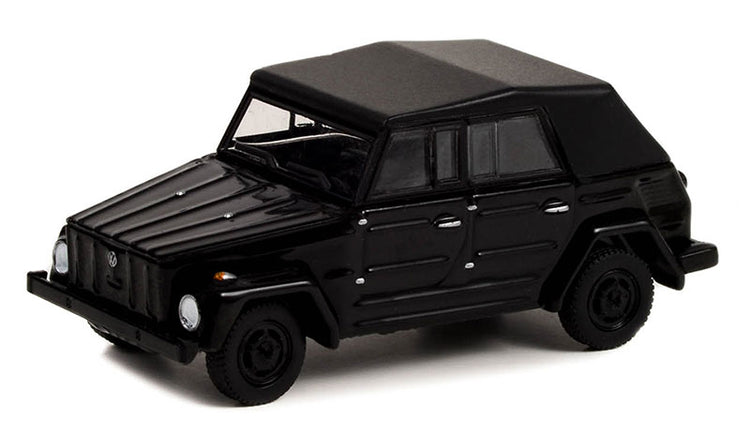 Greenlight 28110-C 1/64 Scale 1968 Volkswagen Thing Type 181 Black Bandit Series