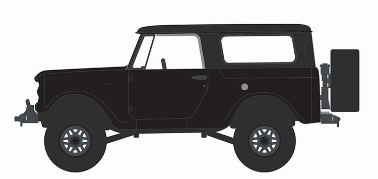 Greenlight 28150-B 1/64 Scale 1969 Harvester Scout Lifted Black Bandit Series 29