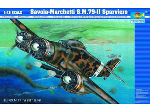Trumpeter 2817 1/48 Savoia Marchetti 79-11 Sparviero Italian Multi-Role Medium Bomber