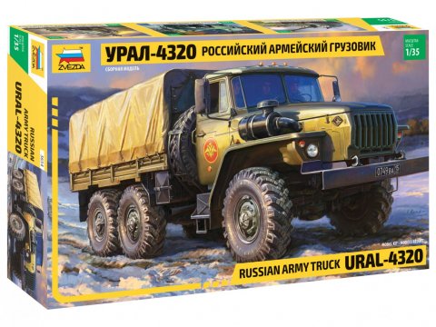Zvezda 3654 1/35 Russian Ural 4320 Army Truck