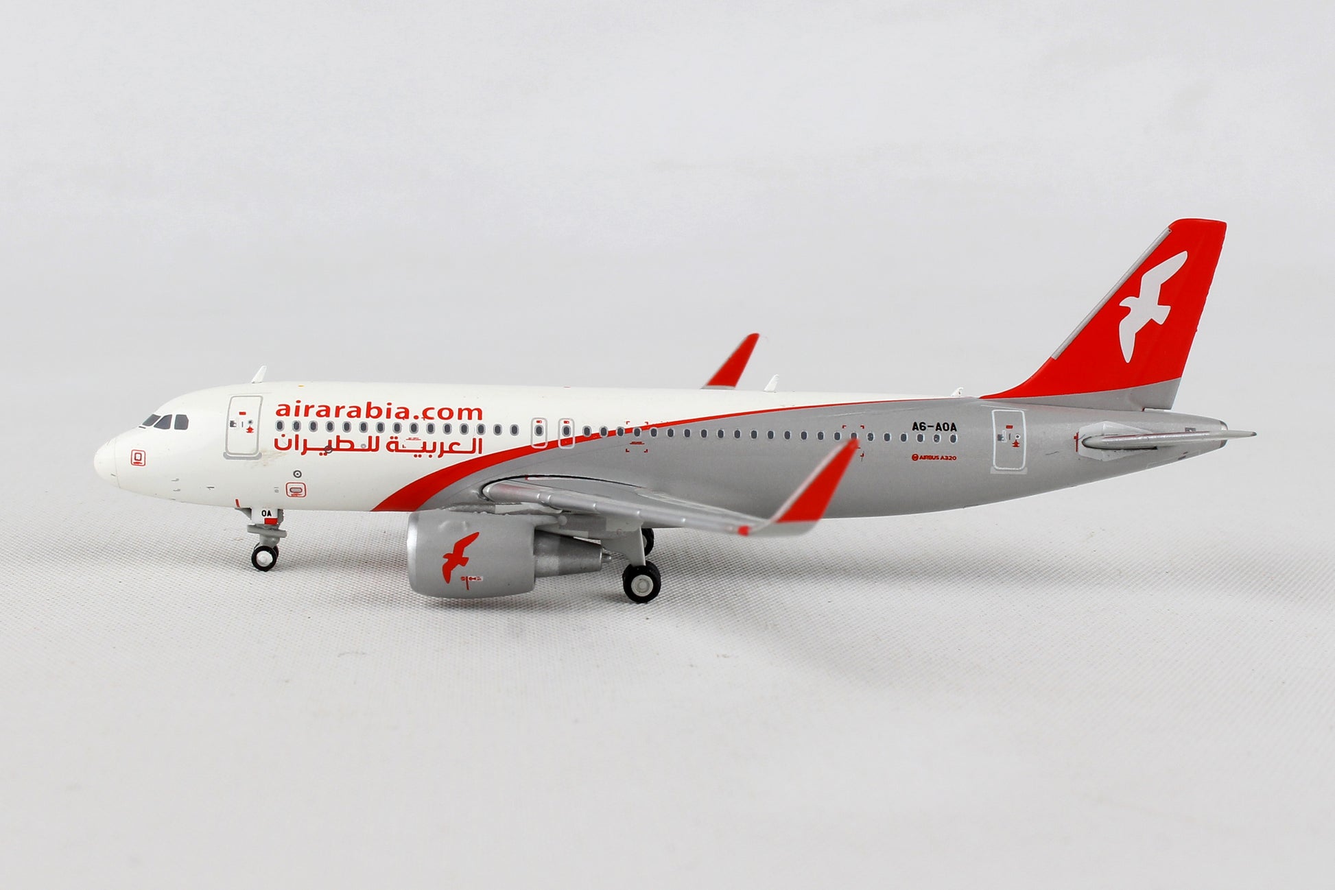 Gemini Jets 1/400 GJ1436 Gemini Air Arabia A320S 1/400 Reg#A6-Aoa