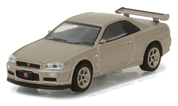 Greenlight 29880-D 1/64 Scale 2001 Nissan Skyline GT-R R34 M-Spec