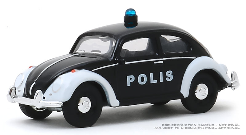 Greenlight 29980-F 1/64 Scale Trollveggen Norway Polis - Classic Volkswagen Beetle Club