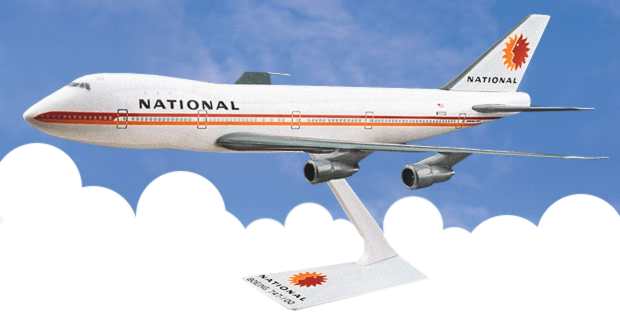 Flight Miniatures LP15159 B747-100 National 1/250
