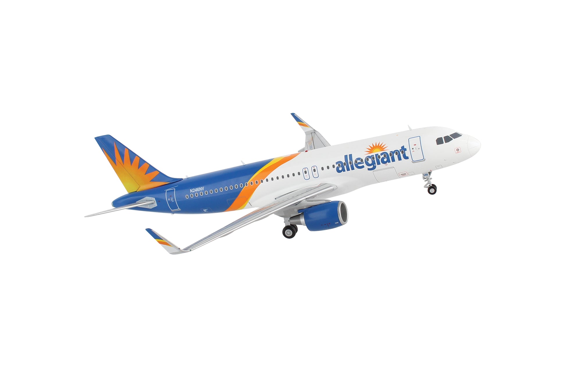Gemini Jets 1/200 G2AAY664 Gemini200 Allegiant A320S 1/200 New Livery (**)