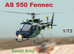 Mac Models 61 1/72 AS550 Fennec Danish Army Helicopter (D)