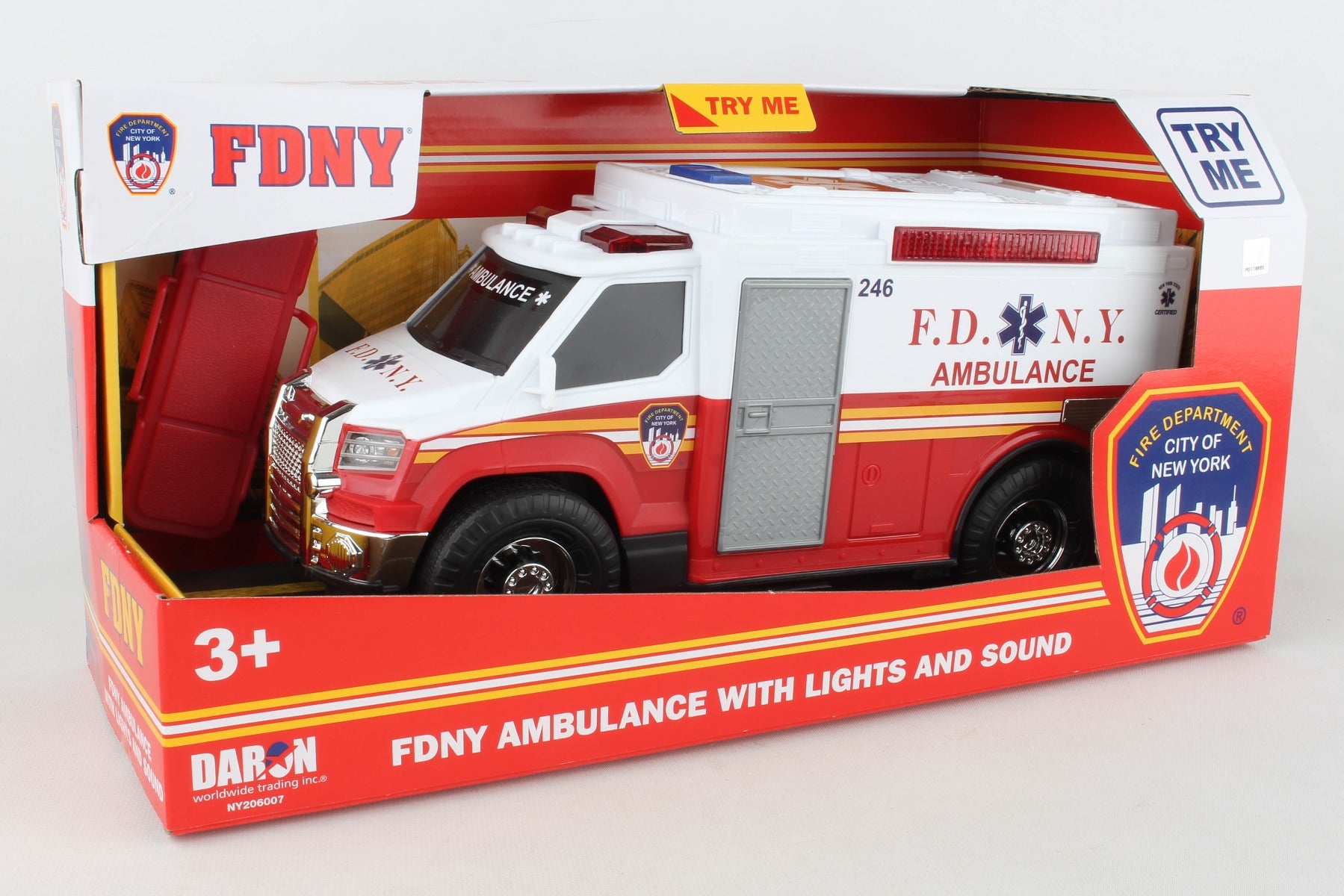 Daron New York City NY206007 Fdny Ambulance W/Lights & Sound