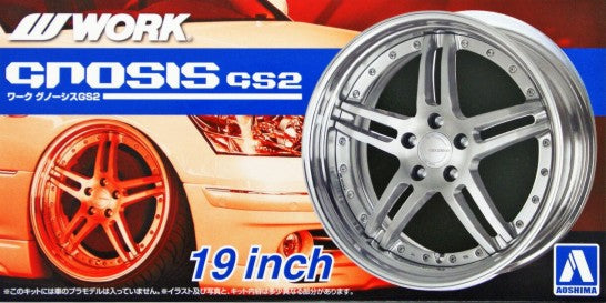 Aoshima 52440 1/24 Work Gnosis GS2 19" Tire & Wheel Set (4)
