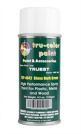 Tru-Color Paint 4042 All Scale Aerosol Spray Paint 4.5oz 135ml Can -- Grabber Blue