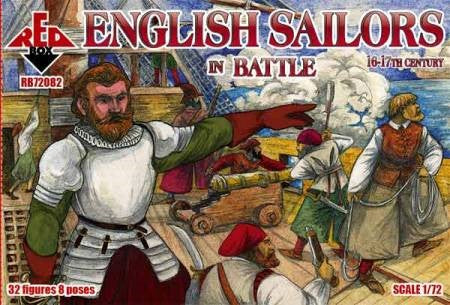 Red Box Figures 72082 1/72 English Sailors in Battle XVI-XVII Century (32)