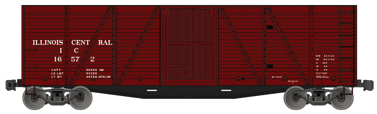 Accurail 7208 Ho 40'Wood Boxcar Ic