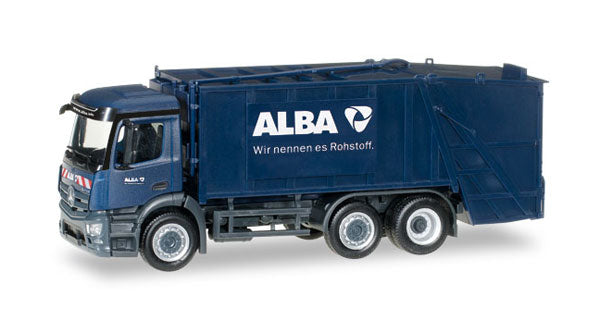 Herpa 306966 1/87 Scale Alba - Mercedes-Benz Antos Garbage Truck High Quality