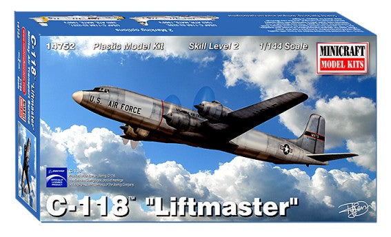 Minicraft 14752 1/144 C118 Liftmaster USAF Aircraft