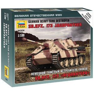 Zvezda 6183 1/100 German SdKfz 173 Jagdpanther Tank Destroyer (Snap)
