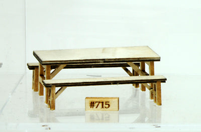 Banta Model Works 715 O Mess Hall Table