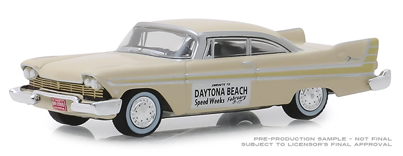 Greenlight 30046 1/64 Scale 1957 Plymouth Fury - Daytona Beach Speed Weeks