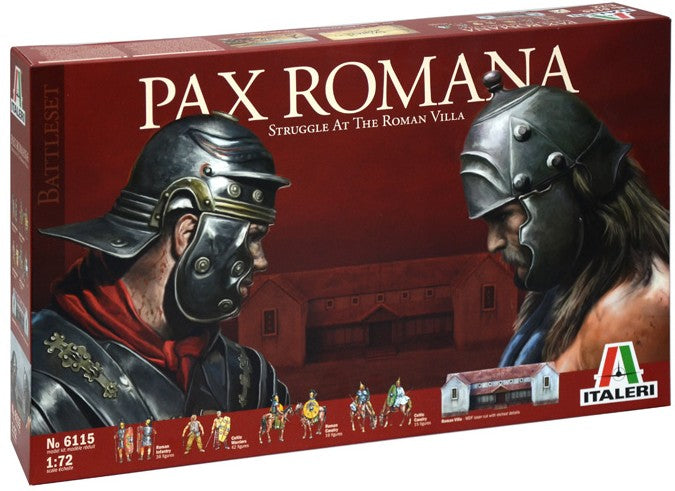 Italeri 6115 1/72 Pax Romama Struggle at the Roman Villa Battle Diorama Set