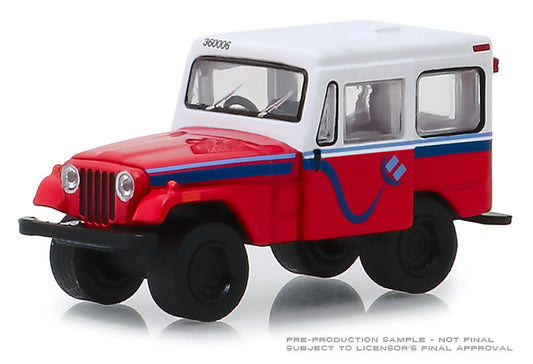Greenlight 30083 1/64 Scale Canada Post - 1975 Jeep DJ-5E Electruck Electric