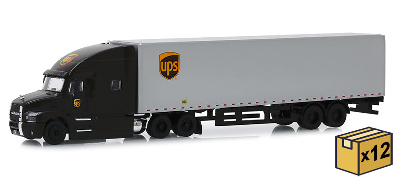 Greenlight 30089-CASE 1/64 Scale United Parcel Service UPS Freight