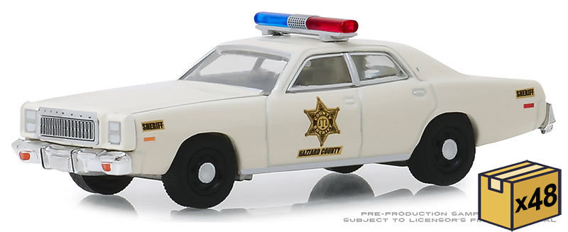 Greenlight 30110-MASTER 1/64 Scale Hazzard County Sheriff - 1977 Plymouth Fury