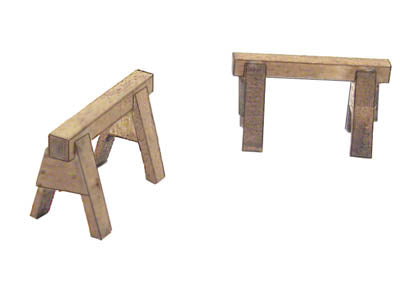 BTS (Better Than Scratch) 3020 S Scale Heavy-Duty Sawhorse pkg(4)