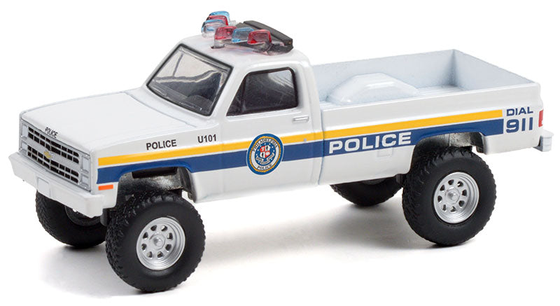 Greenlight 30241 1/64 Scale Philadelphia Pennsylvania Police - 1986 Chevrolet M1008 Pickup