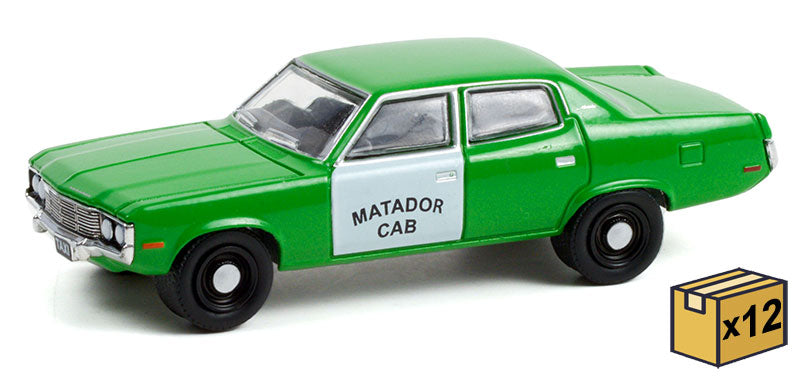 Greenlight 30246-CASE 1/64 Scale Matador Cab 'Fare-Master' - 1973 AMC Matador