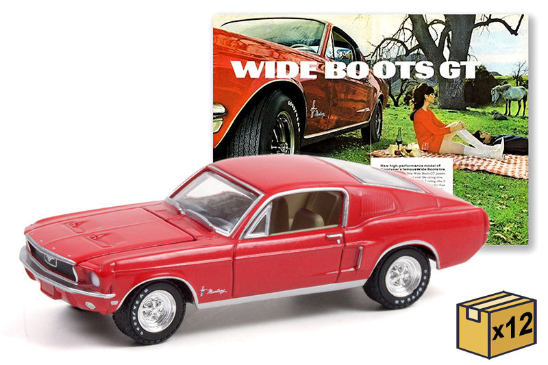 Greenlight 30247-CASE 1/64 Scale Goodyear Vintage Ad Cars