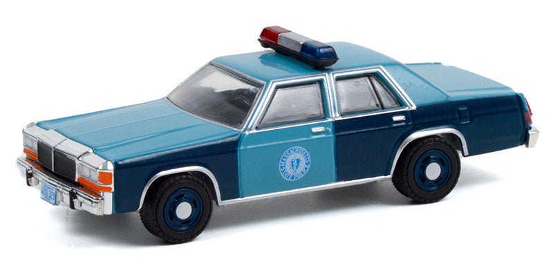 Greenlight 30289 1/64 Scale Massachusetts State Police - 1981 Ford LTD Crown