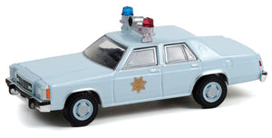 Greenlight 30304 1/64 Scale County Sheriff - 1982 Ford LTD-S Police Car