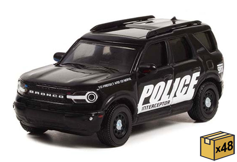 Greenlight 30339-MASTER 1/64 Scale Police Interceptor Concept - 2021 Ford Bronco Sport