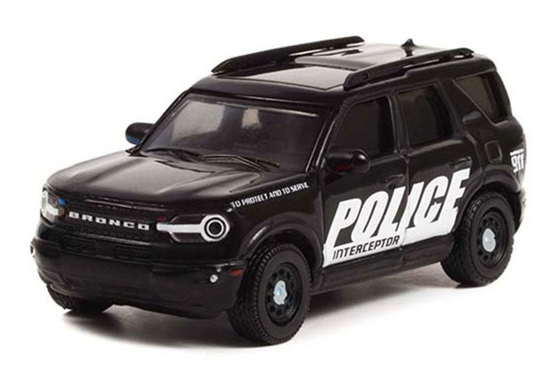 Greenlight 30339 1/64 Scale Police Interceptor Concept - 2021 Ford Bronco Sport