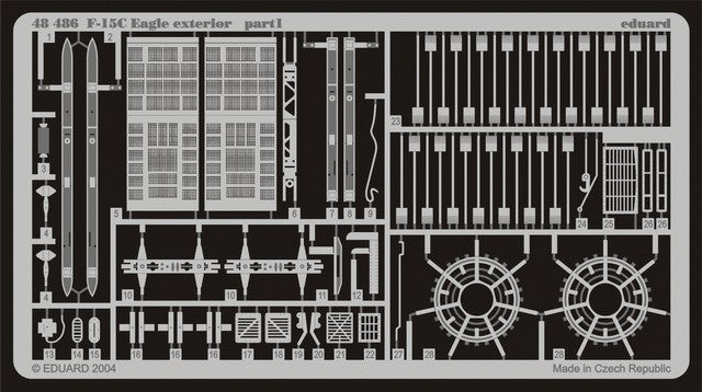 Eduard 48486 1/48 Aircraft- F15C Eagle Exterior for ACY (D)