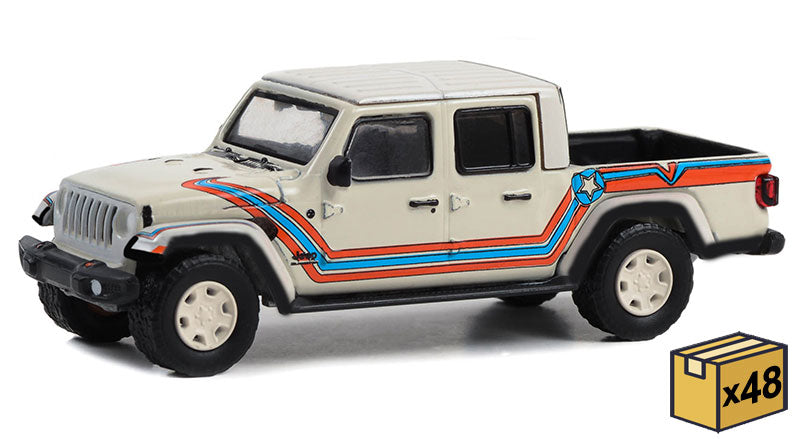 Greenlight 30382-MASTER 1/64 Scale 2021 Jeep Gladiator “Super Jeep” Tribute 48 Pieces