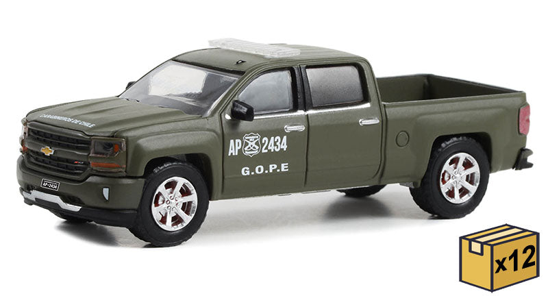 Greenlight 30384-CASE 1/64 Scale Carabineros de Chile - Grupo de Operaciones Policiales